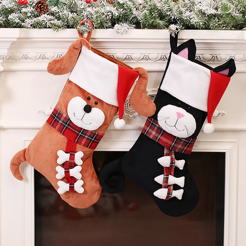 3D Tier-Weihnachtsstrümpfe Plü – Christmas Stocking Hanging Bewertung und Preis