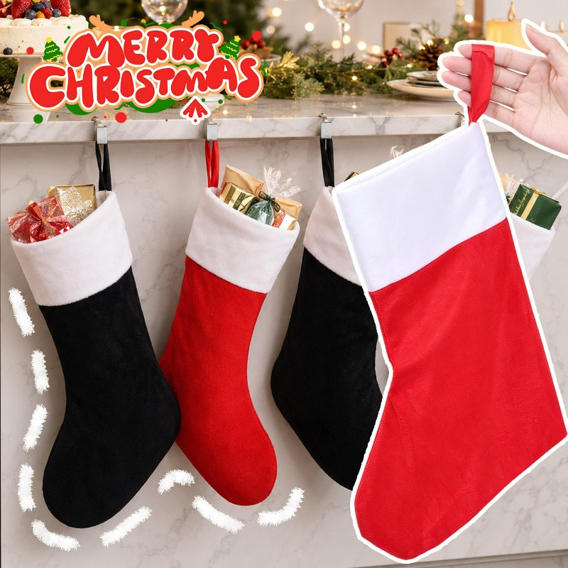 Große hängende Weihnachtsstrüm – Christmas Stocking Hanging Bewertung und Preis
