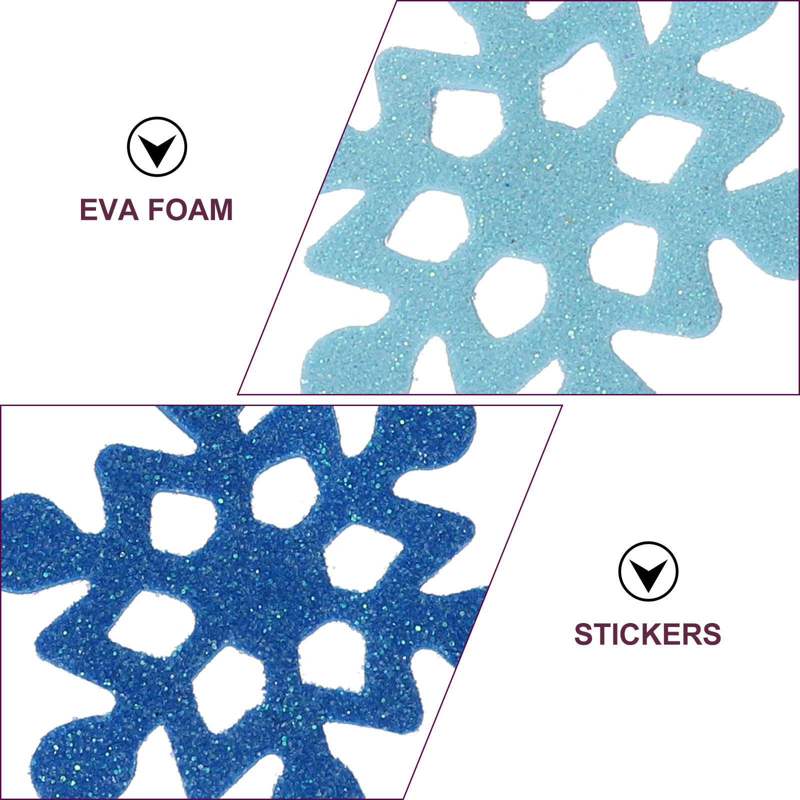 DIY Schaumstoff-Schneeflocken- – Snowflake Window Decal Bewertung und Preis