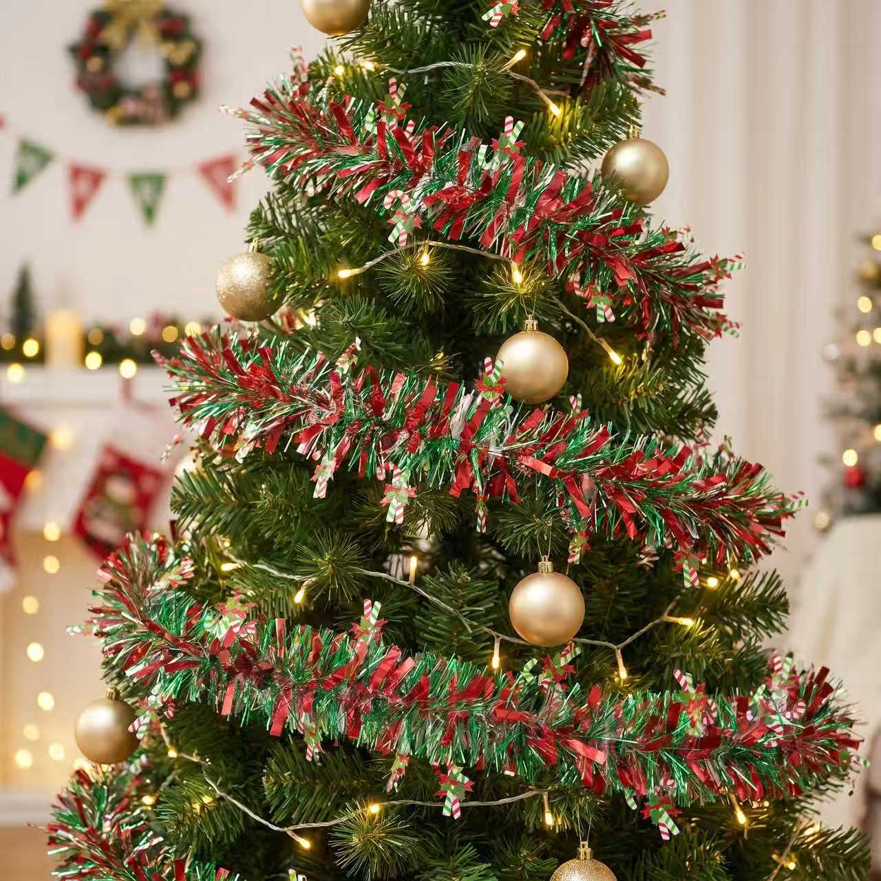 2M Weihnachts-Lametta-Girlande – Tinsel Garland Decoration Bewertung und Preis
