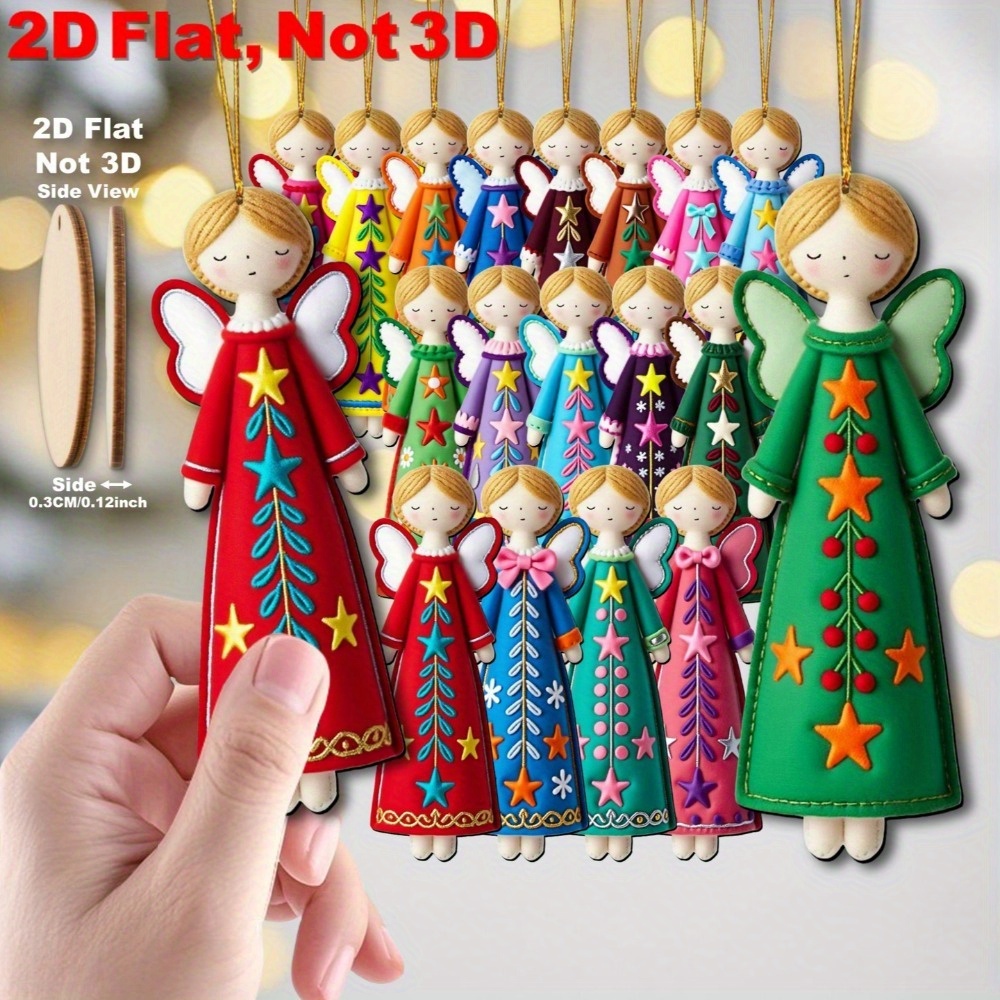 16 bunte Engelornamente – 4. 7 – Star Tree Topper Bewertung und Preis