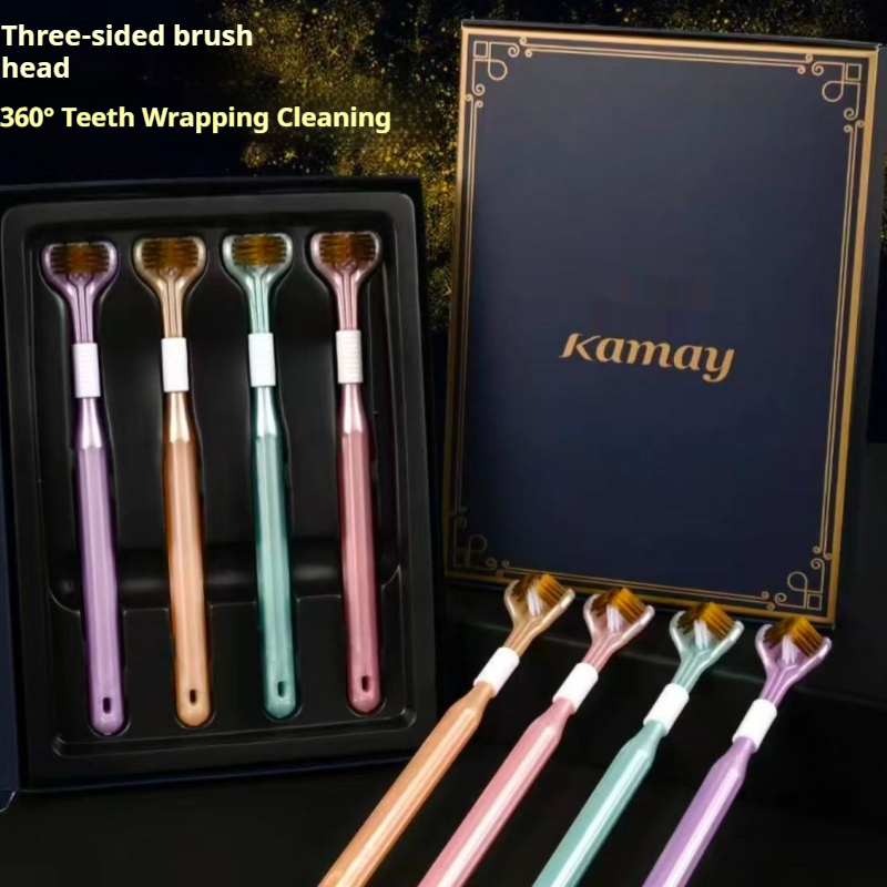 4-teiliges Zahnbürsten-Set in  – Gift Box Wrap Set Bewertung und Preis